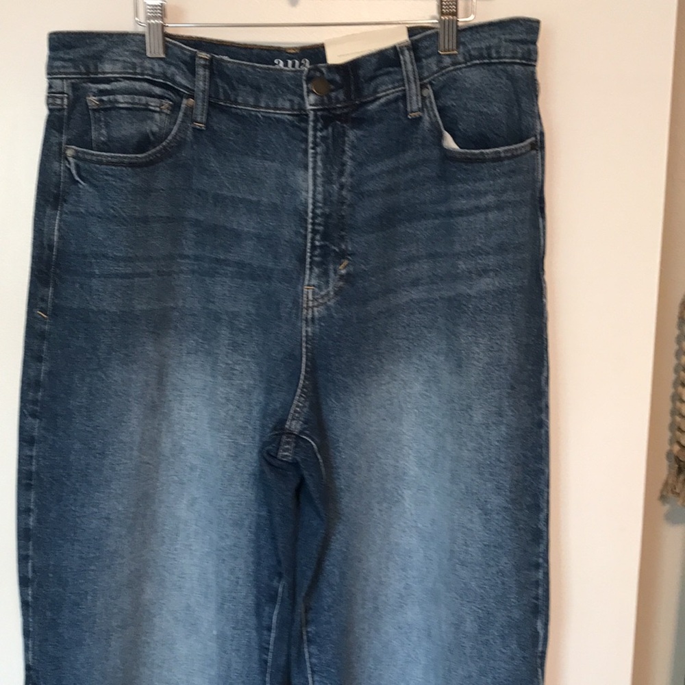 NEW a.n.a High Rise Wide Leg Jean Remix 12 - Picture 6 of 11
